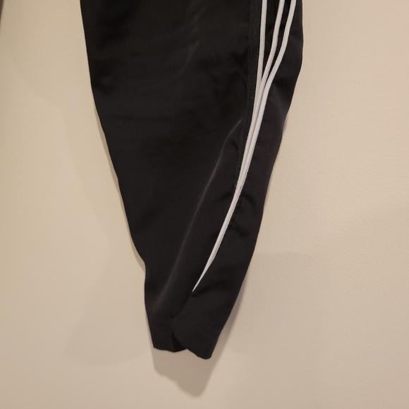 2/$18 Adidas Black Striped Track Running Performance Pants Joggers Extra Small - Picture 7 of 7